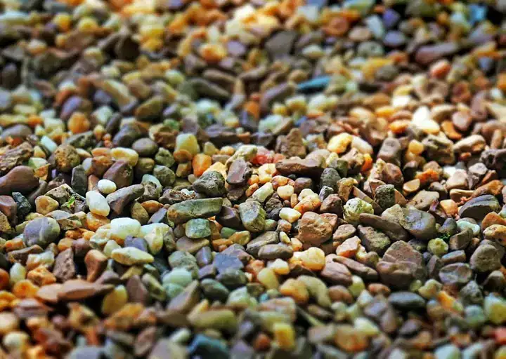 Close-up texture of decorative rock ready for screening