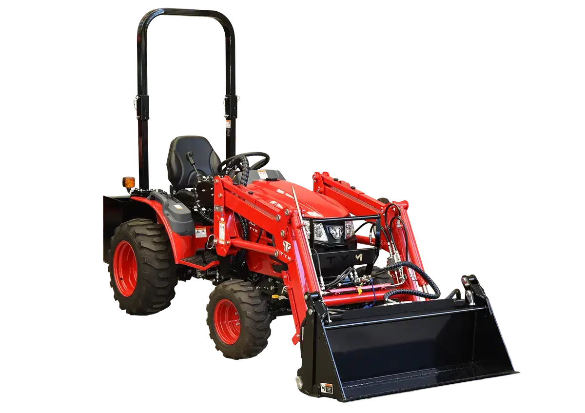 Mini bucket tractor compatible with the SLG 56 mini screener